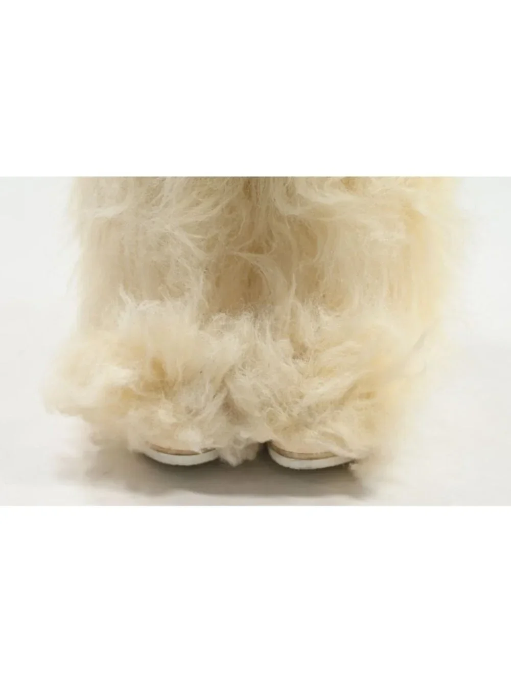 Chanel F/W 2010 Fantasy Icicle Faux Fur Mukluk Boots G27514 in Ivory